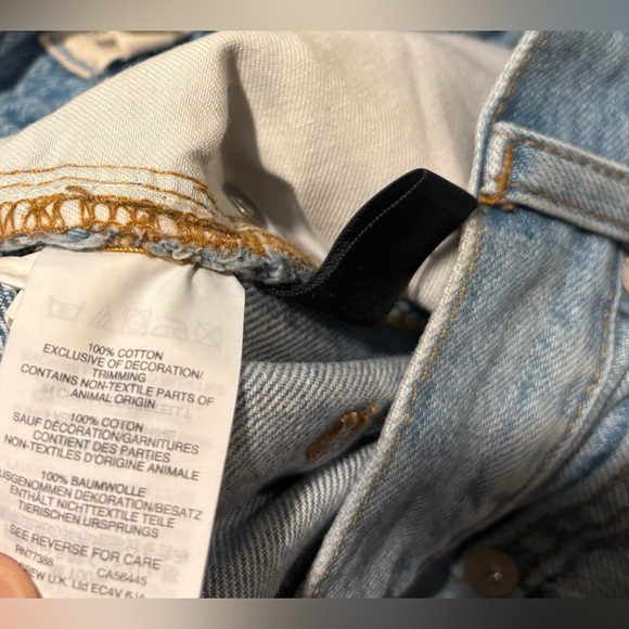 Madewell The Perfect Summer Jean in Light Wash, 100% Cotton, Size 23 - Picture 8 of 10